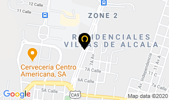 Mapa de Indetecsa en Antigua Guatemala