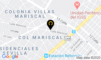 Mapa de Inforpress Centroamericana en Ciudad de Guatemala