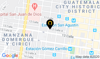 Mapa de Ingastro en Ciudad de Guatemala