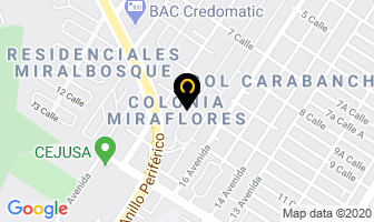 Mapa de Inoxgua, S.a. en Ciudad de Guatemala