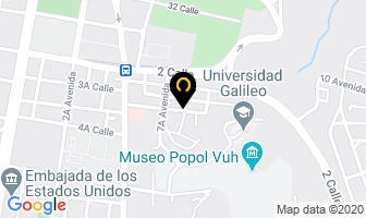 Mapa de Interland Inmobiliaria en Ciudad de Guatemala