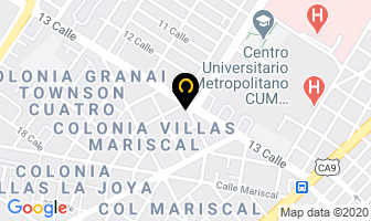 Mapa de K-tun-x en Ciudad de Guatemala