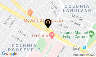 Mapa de King Auto Servicios en Antigua Guatemala