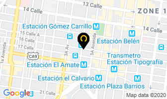 Mapa de La Bobina en Ciudad de Guatemala