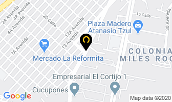 Mapa de La Casa ElÉctrica en Ciudad de Guatemala