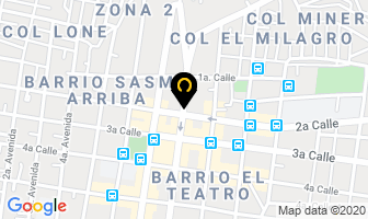 Mapa de La Cocina Real en Chiquimula