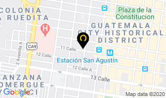 Mapa de La Escuela De Idiomas en Ciudad de Guatemala