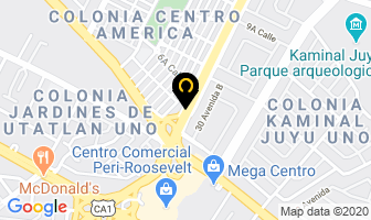 Mapa de La Pasteria en Ciudad de Guatemala