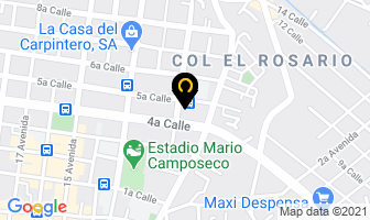 Mapa de La Taqueria en Quezaltenango