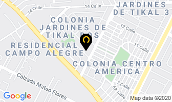 Mapa de Lacteos Santa Rita en Ciudad de Guatemala