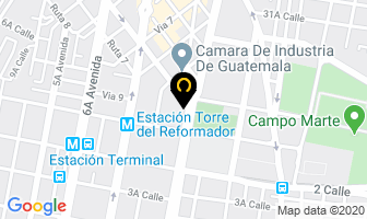 Mapa de LÁmparas Contempo en Ciudad de Guatemala