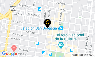 Mapa de Lange Hermanos en Ciudad de Guatemala