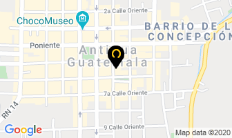 Mapa de Las Antorchas en Antigua Guatemala