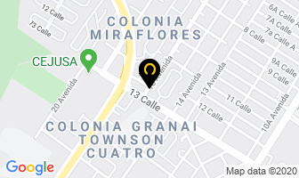 Mapa de Lavanderia Cristal en Ciudad de Guatemala