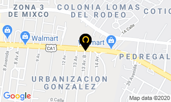 Mapa de Levantes Y Equipos en Ciudad de Guatemala