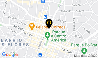 Mapa de Libreria Bellas Letras en Quezaltenango