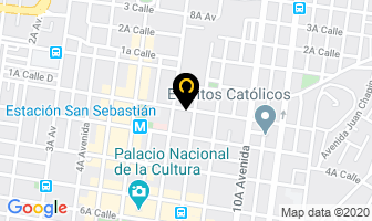 Mapa de Liceo Hispanoamericano en Ciudad de Guatemala
