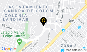 Mapa de Llantesa en Ciudad de Guatemala