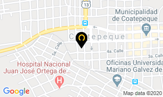 Mapa de Lopez Rodriguez Hector Alberto en Coatepeque