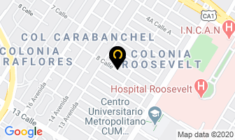 Mapa de Luces Xenon en Ciudad de Guatemala