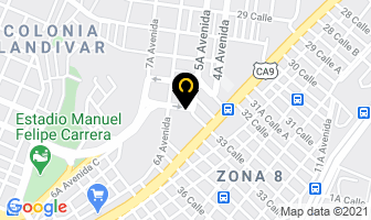 Mapa de Mantas Publicitarias en Ciudad de Guatemala