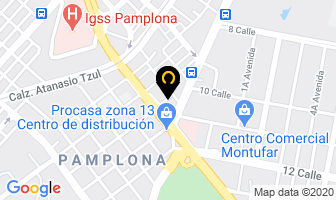 Mapa de Maspro en Ciudad de Guatemala