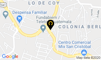 Mapa de Mastercraft en Antigua Guatemala
