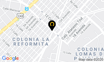Mapa de Matiz Centro en Ciudad de Guatemala