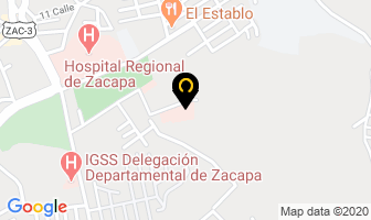 Mapa de Megamedica en Zacapa