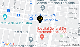 Mapa de Mercuri en Ciudad de Guatemala