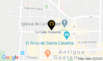 Mapa de Merkpel en Antigua Guatemala