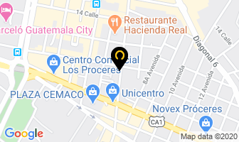 Mapa de Mexx en Ciudad de Guatemala