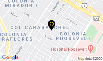 Mapa de Ministerio Llamada Final en Ciudad de Guatemala