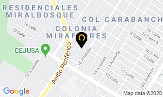 Mapa de Modamuebles Miraflores en Ciudad de Guatemala