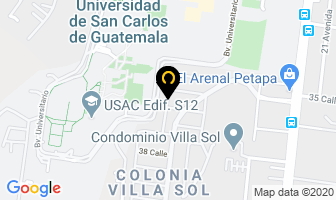Mapa de Montaje De Eventos en Ciudad de Guatemala