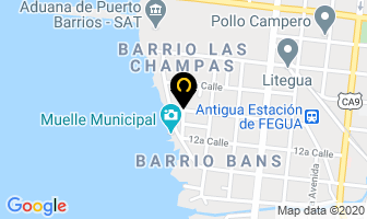 Mapa de Mopartes en Puerto Barrios