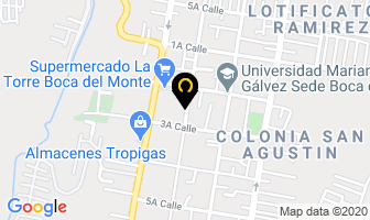 Mapa de Muebles Continental en Ciudad de Guatemala