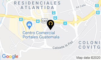 Mapa de Muebles Fiesta en Ciudad de Guatemala