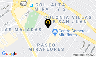 Mapa de Multimarcas Guatemala en Antigua Guatemala