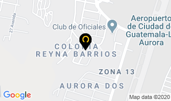 Mapa de Multinegocios Aurora en Ciudad de Guatemala