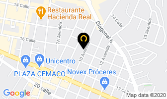 Mapa de Multioficinas en Ciudad de Guatemala