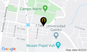 Mapa de Mundo Extremo en Ciudad de Guatemala