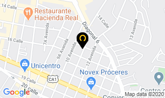 Mapa de New Vision en Ciudad de Guatemala