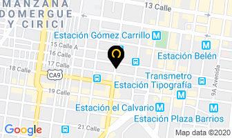 Mapa de Novias Priscilla en Ciudad de Guatemala