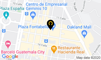 Mapa de Obed Trajes en Ciudad de Guatemala