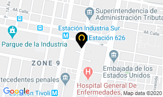 Mapa de Oca De Centroamerica en Ciudad de Guatemala