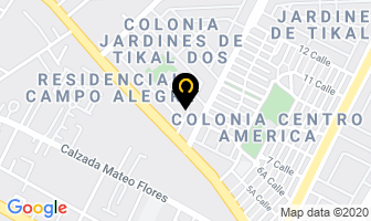 Mapa de O.e.g.m. Representaciones en Ciudad de Guatemala