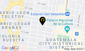 Mapa de Optica Vision Galss Marta en Ciudad de Guatemala