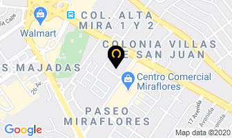 Mapa de Optical Center en Ciudad de Guatemala
