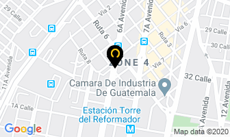 Mapa de Organizacion Pasce en Ciudad de Guatemala